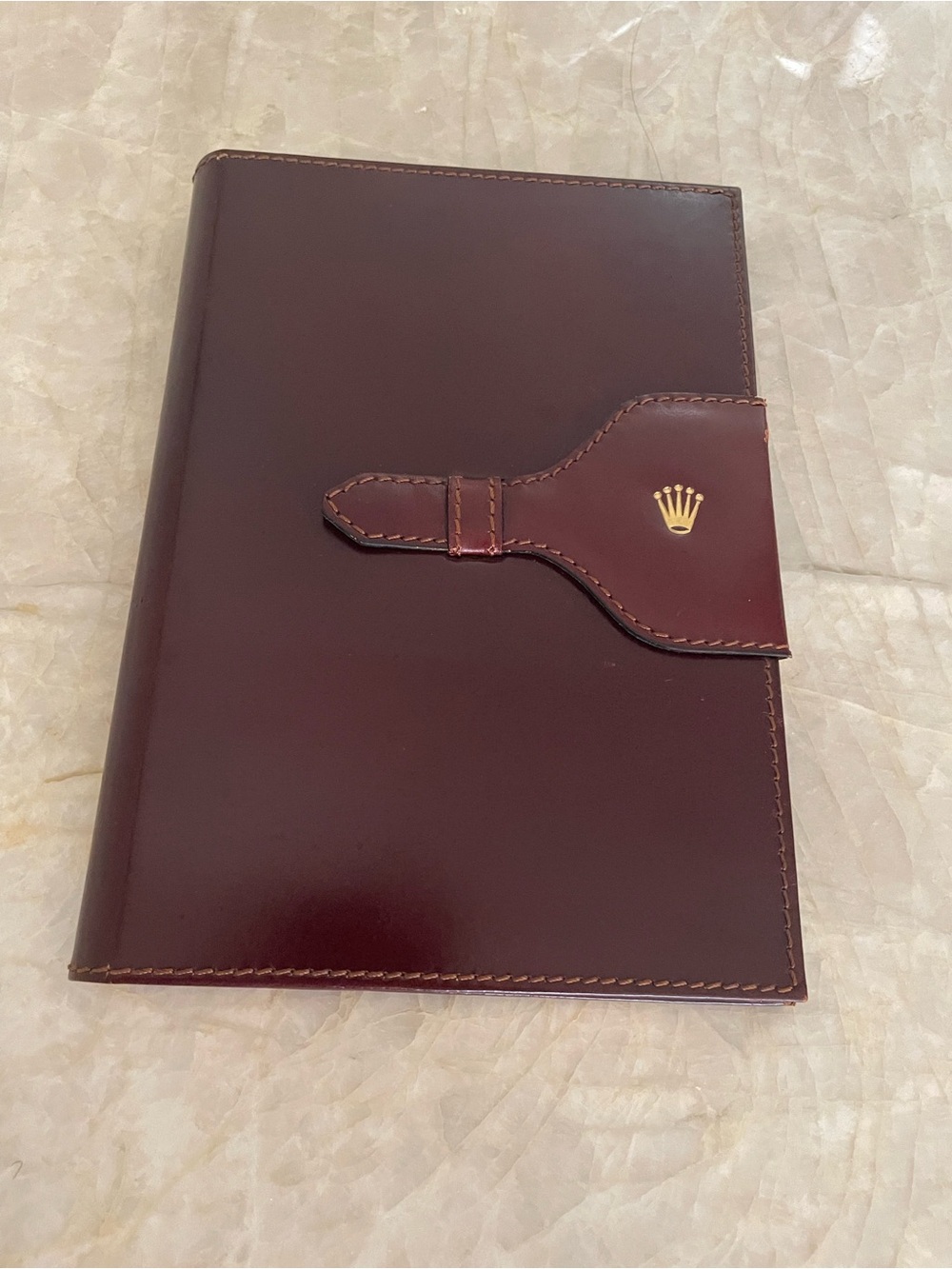 Rolex Vintage Original Geneva Rolex Leather Blank Pages Note pad
Crown Logo